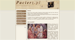 Desktop Screenshot of pacierz.pl