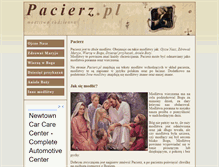 Tablet Screenshot of pacierz.pl